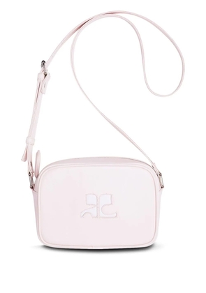 Courrèges Reedition leather camera bag - Pink