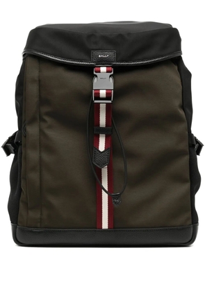 Bally striped backpack - Black