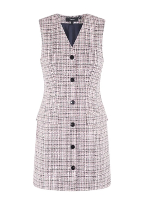 Theory tweed mini dress - Pink