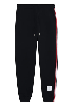 Thom Browne RWB stripe loopback track pants - Blue
