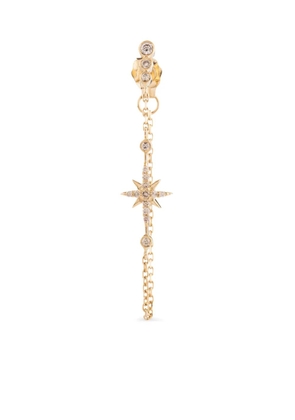 Celine Daoust 14kt yellow gold North Star diamond earring