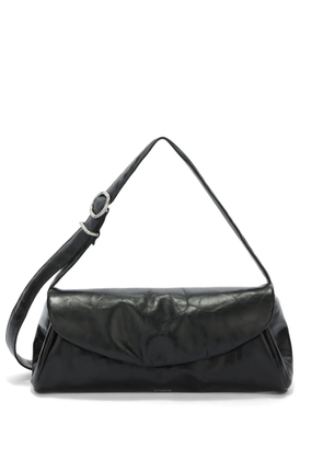 Jil Sander Cannolo Grande leather bag - Black
