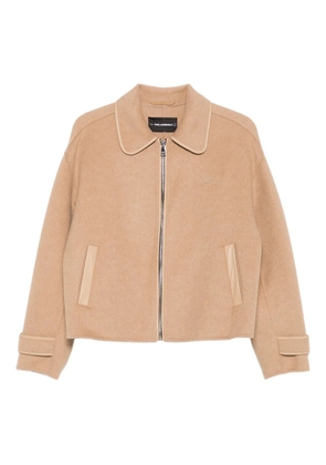Karl Lagerfeld zip-front jacket - Neutrals