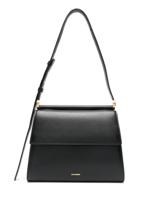 Jil Sander leather shoulder bag - Black
