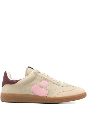ISABEL MARANT logo low-top sneakers - Neutrals