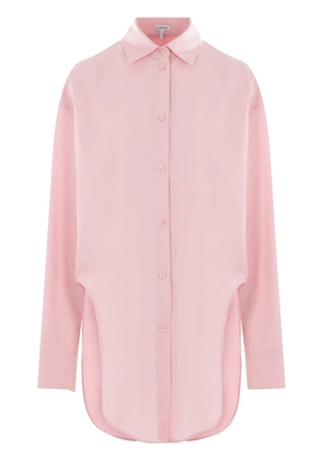 LOEWE poplin-cotton shirt - Pink