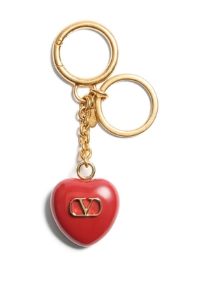 Valentino Garavani Coeur Royal bag charm - Gold