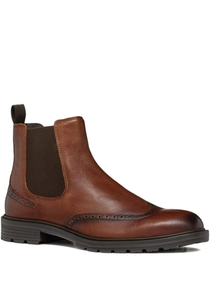 Geox leather Chelasea boots - Brown