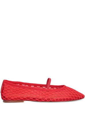 A.P.C. mesh ballerina flats - Red