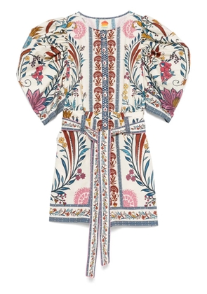 FARM Rio Romantic playsuit - Neutrals