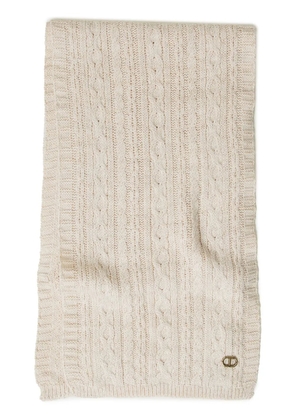TWINSET cable-knit scarf - Neutrals