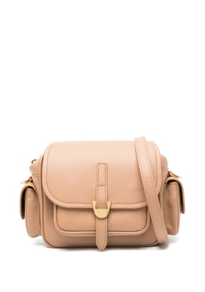 Coccinelle mini Campus Smooth cross body bag - Brown