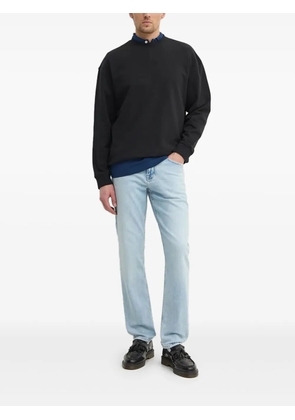 Hackett short-sleeve button polo shirt - Blue