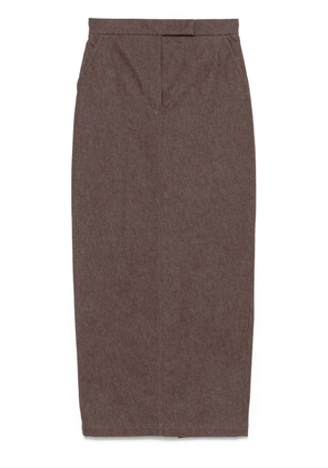 Max Mara Pianosa midi skirt - Brown