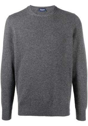 Drumohr crew-neck cashmere jumper - Grey