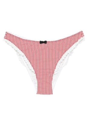 Agent Provocateur striped bikini bottom - Red