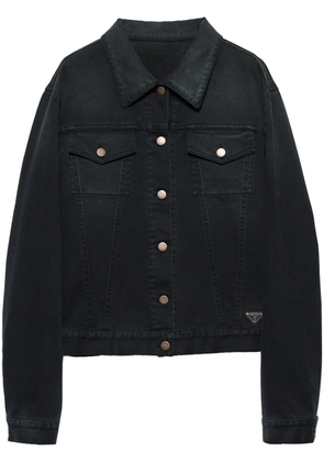 Prada denim blouson jacket - Black