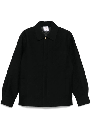 Casablanca jacquard shirt jacket - Black