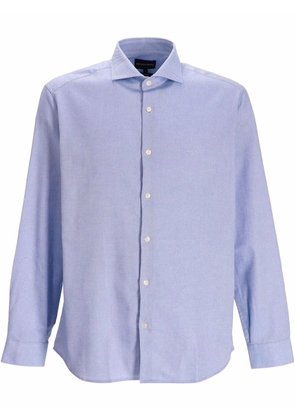 Emporio Armani classic button-up shirt - Blue