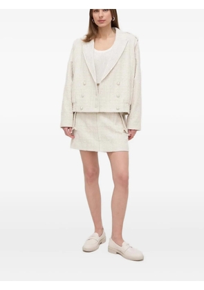 Custommade tweed skirt - Neutrals