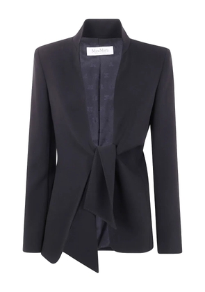 Max Mara Ghiotto tie-fastening blazer - Black