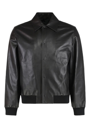 FENDI leather blouson jacket - Black