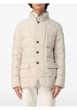 Fay Padded button jacket - Neutrals