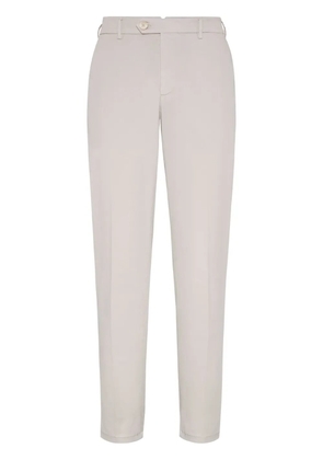Brunello Cucinelli tapered trousers - Neutrals
