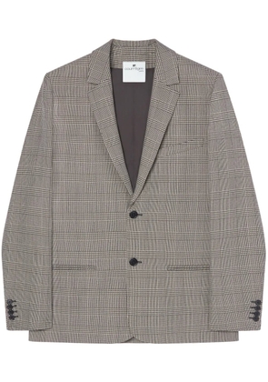 Courrèges Prince of Wales-patterned blazer - Black