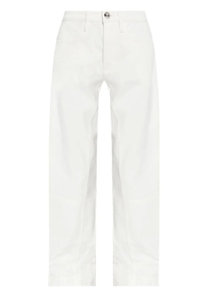 Jil Sander straight-leg trousers - White