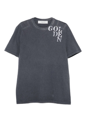 Golden Goose graphic-print cotton T-shirt - Blue