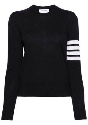 Thom Browne 4-Bar stripe wool jumper - Blue