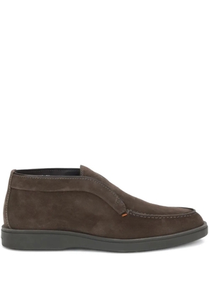 Santoni suede ankle desert boots - Brown