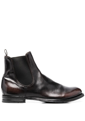 Officine Creative leather ankle boots - Brown