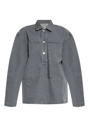 JW Anderson button-fastening patch-pocket shirt - Grey