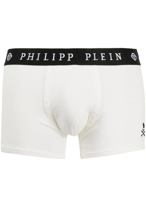 Philipp Plein logo embroidered boxers - White