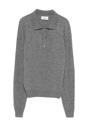 A.M.G. wool polo top - Grey