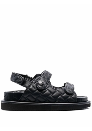 Kurt Geiger London quilted touch-strap sandals - Black