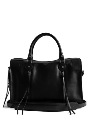 Zadig&Voltaire Sunny leather tassel-detail tote bag - Black