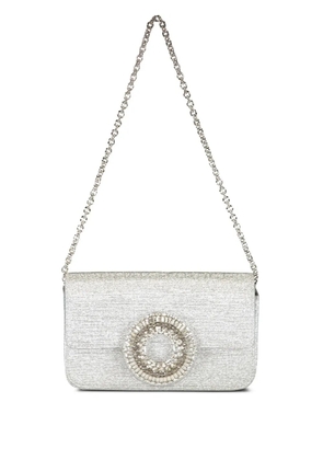 Aquazzura Crystal Hoop shoulder bag - Silver