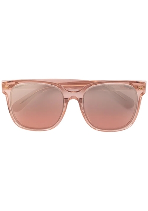 Moncler Eyewear rectangle frame sunglasses - Pink