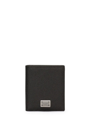 Dolce & Gabbana Dauphine-print bi-fold card holder - Black