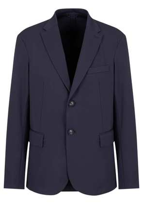 Emporio Armani Travel Essentials single-breasted blazer - Blue