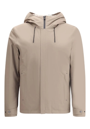 Woolrich hooded zip-front jacket - Neutrals
