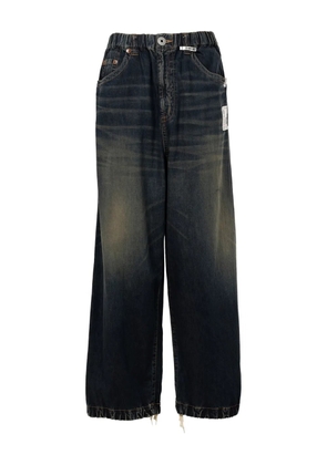 Maison MIHARA YASUHIRO elasticated-waist jeans - Blue