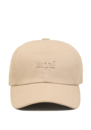 AMI Paris embroidered-logo baseball cap - Neutrals