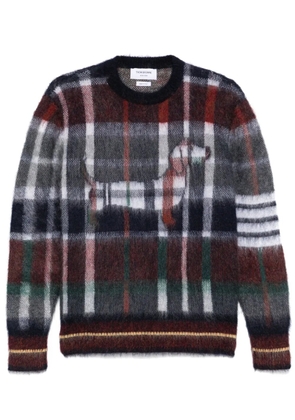 Thom Browne Hector brushed sweater - Blue
