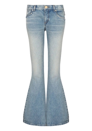 Balmain Western low-rise bootcut jeans - Blue