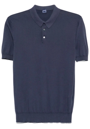 Fedeli cotton polo shirt - Blue
