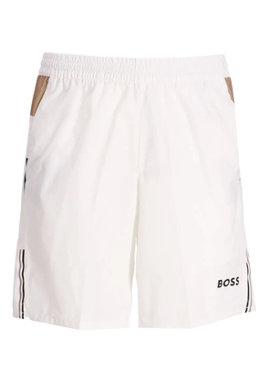 BOSS elasticated-waist shorts - White